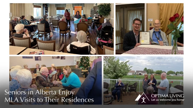 Seniors in Alberta Enjoy MLA Visits to Their Residences